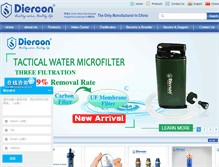 Tablet Screenshot of diercon.net